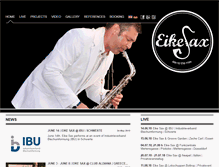 Tablet Screenshot of eike-sax.de